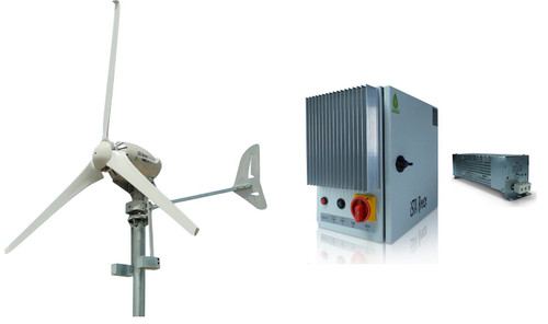 Kit Heli 2KW 48V Off-Grid Wind Turbine &  Charge Controller (FOR LITHIUM BATTERIES)
