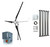 Kit i-2000W 24V/48V Wind Turbine &  Charge Controller (FOR ACID & GEL BATTERIES) & Tower