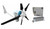 Kit Heli 2KW 48V Off-Grid Wind Turbine &  Charge Controller (FOR ACID & GEL BATTERIES)