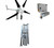 Kit i-1500W 48V Wind Turbine &  Charge Controller (FOR ACID & GEL BATTERIES) & Tower