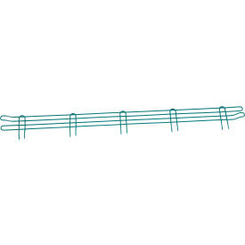 Nexel Poly-Green Wire Ledge, 54"W x 4"H