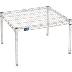 Nexel Chrome Wire Dunnage Rack - 24"W x 21"D x 14"H
