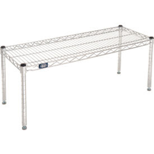 Nexel Chrome Wire Dunnage Rack - 36"W x 14"D x 14"H