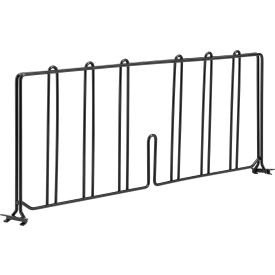 Nexel Black Epoxy Divider, 24"D x 8"H