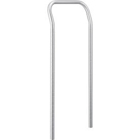 Nexel Chrome, Utility Cart Handle, 14"D - Pkg Qty 2
