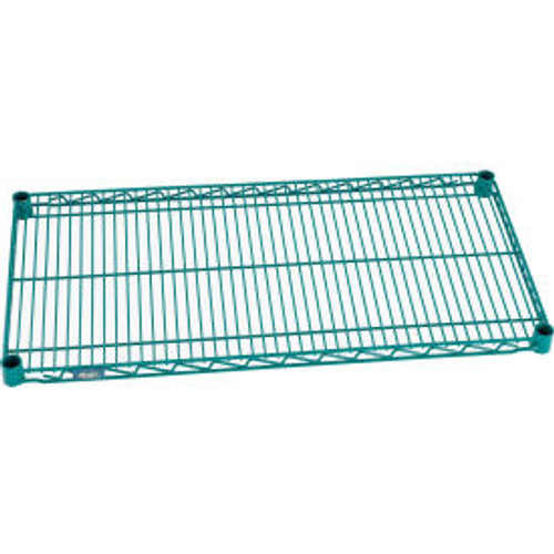 Nexel S1248G Poly-Green Epoxy Wire Shelf 48"W x 12"D