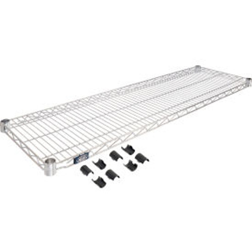 Nexel S1454C Chrome Wire Shelf 54"W x 14"D