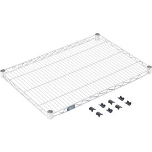 Nexel S2130S Stainless Steel Wire Shelf 30"W x 21"D