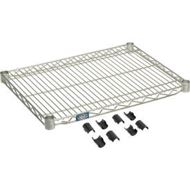 Nexel S1824Z Poly-Z-Brite Wire Shelf 24"W x 18"D