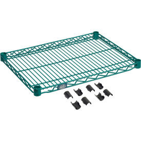 Nexel S1830G Poly-Green Epoxy Wire Shelf 30"W x 18"D