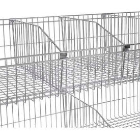 Nexel Wire Shelf Basket Divider, 24"D x 10"H