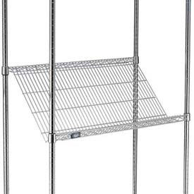 Nexel SS2436C Chrome Slant Wire Shelf 36"W x 24"D