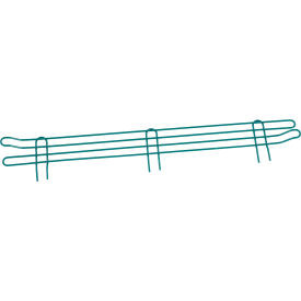 Nexel Poly-Green Wire Ledge, 36"W x 4"H