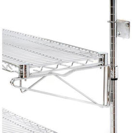 Nexel Poly-Green Adjustable Wall Mount Additional Wire Shelf Level, Starter, 30"W x 24"D