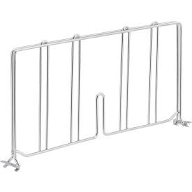 Nexel Stainless Steel Divider, 18"D x 8"H