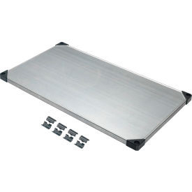 Nexel S2442SZ Solid Galvanized Shelf 42"W x 24"D