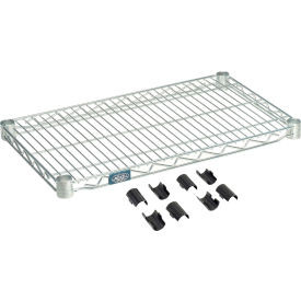 Nexel S1430Z Poly-Z-Brite Wire Shelf 30"W x 14"D