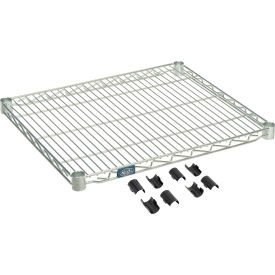 Nexel S2124Z Poly-Z-Brite Wire Shelf 24"W x 21"D