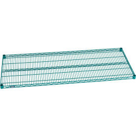 Nexel S2160G Poly-Green Epoxy Wire Shelf 60"W x 21"D