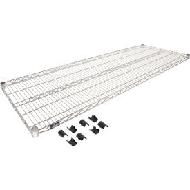 Nexel S2172C Chrome Wire Shelf 72"W x 21"D