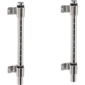 Nexel Chrome, Wall Mount Post Kit, 14"H