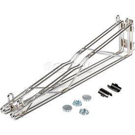 Nexel Chrome, Adjustable Double Shelf Post Bracket, 24"D