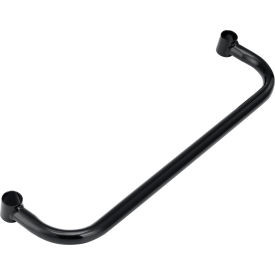 Nexel Black Epoxy, Safety Push Handle, 24"D