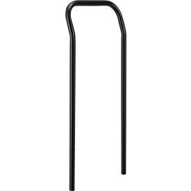 Nexel Black Epoxy, Utility Cart Handle, 14"D - Pkg Qty 2