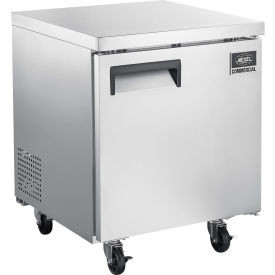 Nexel Undercounter Freezer, 1 Solid Door, 5.5 Cu. Ft., Stainless Steel