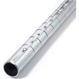 Nexel Chrome Post 80"H - 4 Pack