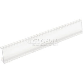 Nexel ABM48C Clear Label Holder 48"W x 1-1/4"H