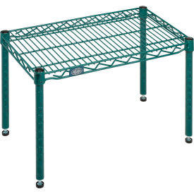 Nexel Poly-Green Wire Dunnage Rack - 30"W x 14"D x 14"H