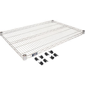 Nexel S2442C Chrome Wire Shelf 42"W x 24"D