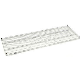 Nexel S2472S Stainless Steel Wire Shelf 72"W x 24"D