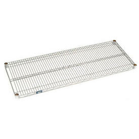 Nexel S2472Z Poly-Z-Brite Wire Shelf 72"W x 24"D
