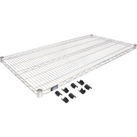 Nexel S2448C Chrome Wire Shelf 48"W x 24"D