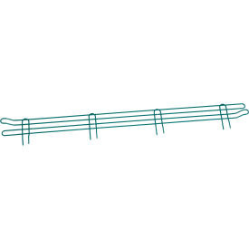 Nexel Poly-Green Wire Ledge, 48"W x 4"H