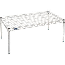 Nexel Chrome Wire Dunnage Rack - 36"W x 21"D x 14"H