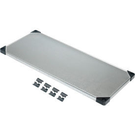 Nexel S1842SZ Solid Galvanized Shelf 42"W x 18"D