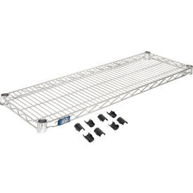 Nexel S1236C Chrome Wire Shelf 36"W x 12"D