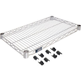 Nexel S1424C Chrome Wire Shelf 24"W x 14"D