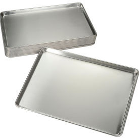 Nexel BP1826 Bun Pan, Full Size, 18"W x 26"L, 18 Ga. Aluminum, Wire Reinforced Edge - Pkg Qty 12