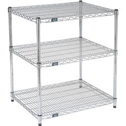 Nexel ESD, 2 Tier, Wire Shelving Starter Unit, 36"W x 21"D x 34"H