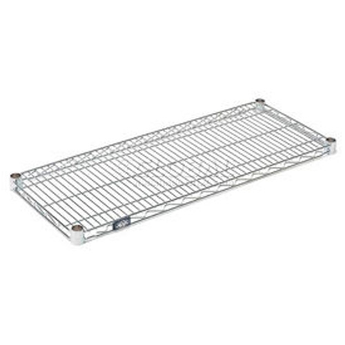 Nexel S1448S Stainless Steel Wire Shelf 48"W x 14"D