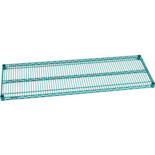 Nexel S2454G Poly-Green Epoxy Wire Shelf 54"W x 24"D