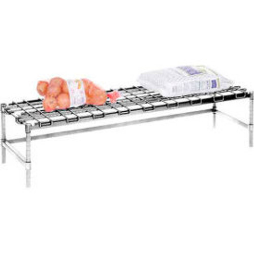 Nexel Poly-Z-Brite Stationary Dunnage Rack 60"W x 24"D x 14"H