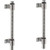 Nexel Chrome, Cantilever Wall Mount Post Kit, 34"H