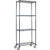 Nexel 4 Shelf Truck, Nexelon, 36"W x 18"D x 92"H, Polymer Swivel Casters, 2 Brake
