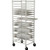 Nexel PR2126 Bakers Sheet Pan Rack, Economy, Knock Down, End Loading, Aluminum