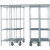 Nexel Space-Trac, 6 Unit, Chrome High Density Shelving, 48"W x 18"D x 76"H, 12' Length